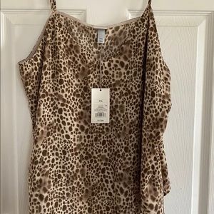 A New Day -Animal Print Cami NWT
